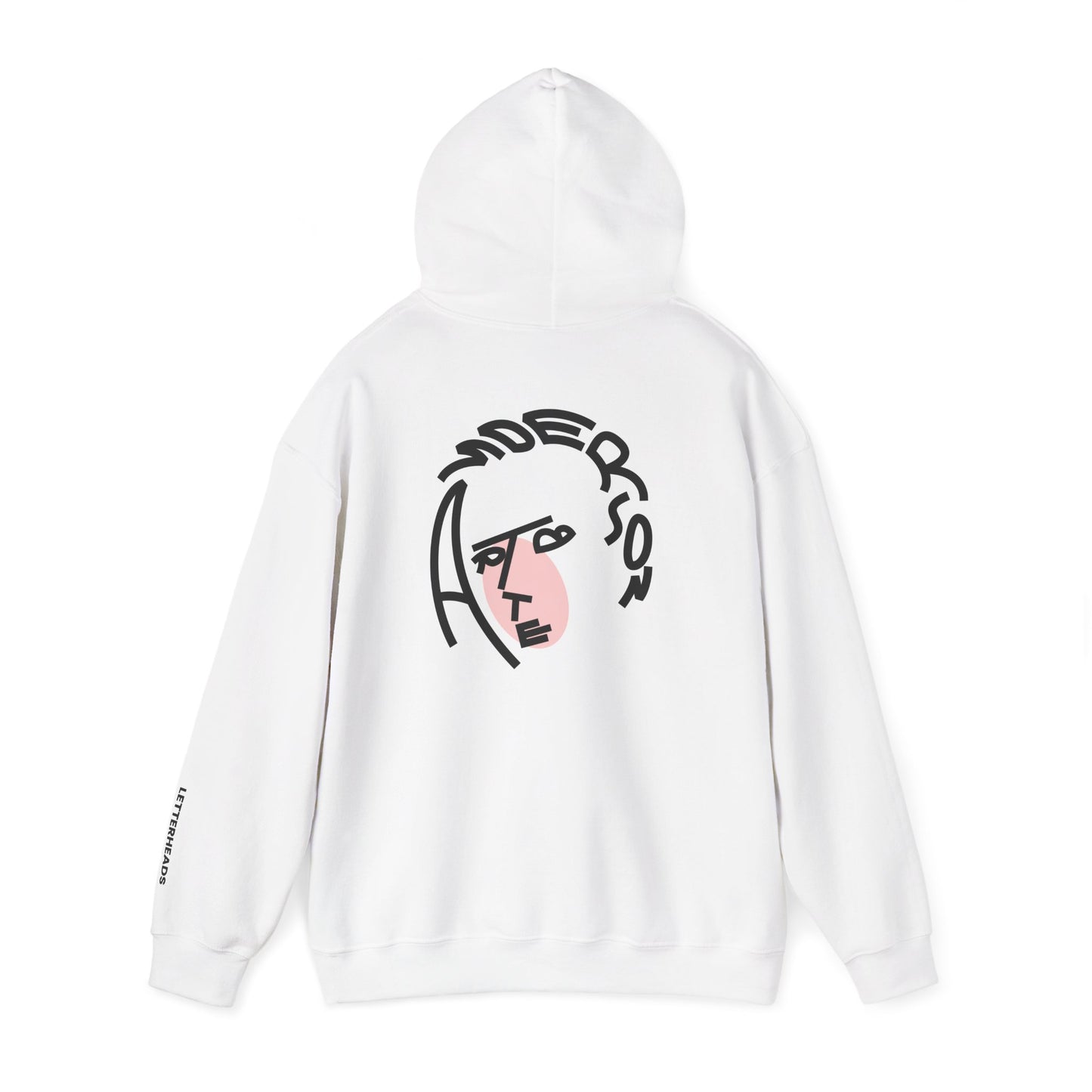 Typographic Portrait Hoodie - Britpop Frontman Inspired - Unisex Heavy Blend™