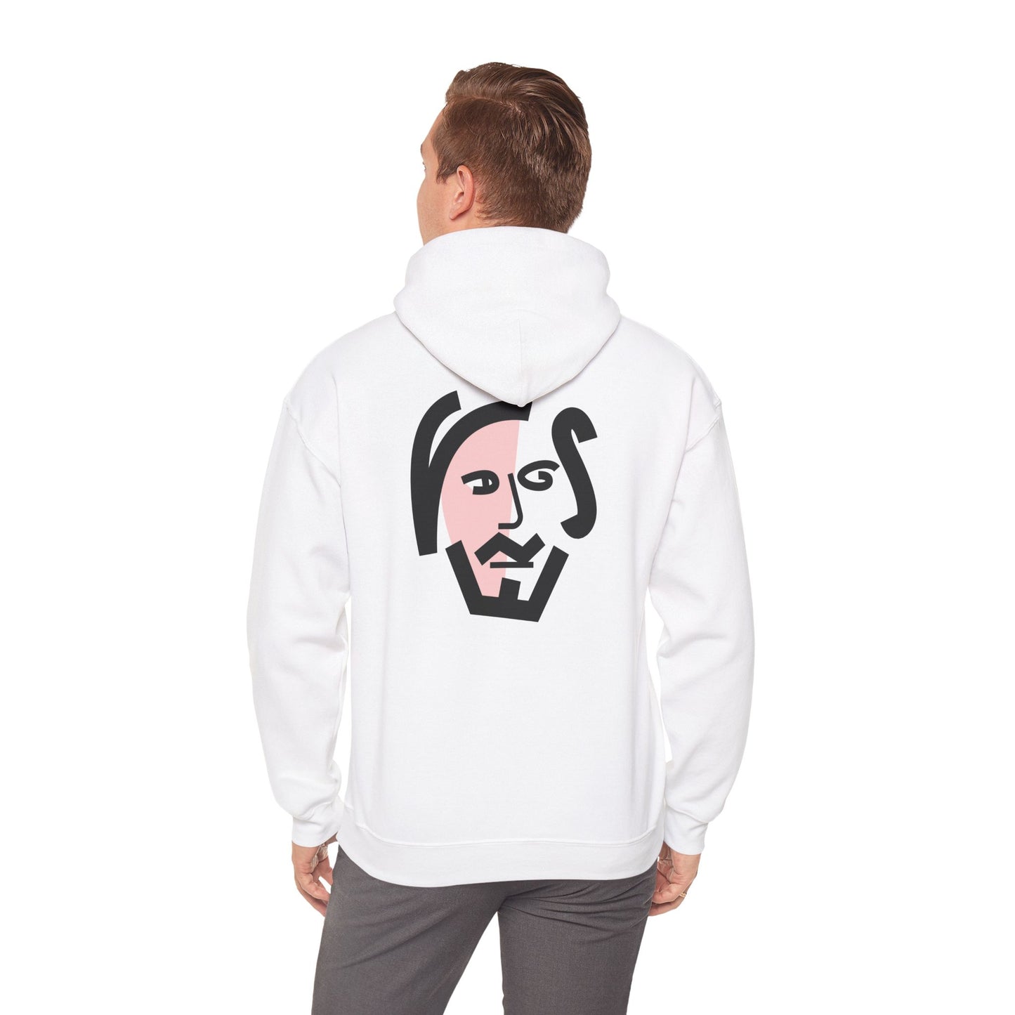 Typographic Portrait Hoodie - Electronic Soundtrack Visionary Inspired - Unisex Heavy Blend™